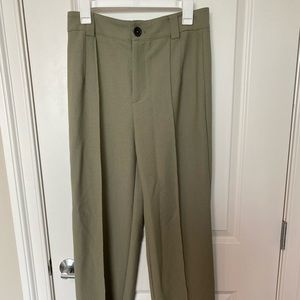 Green Zara Trousers - Size 6